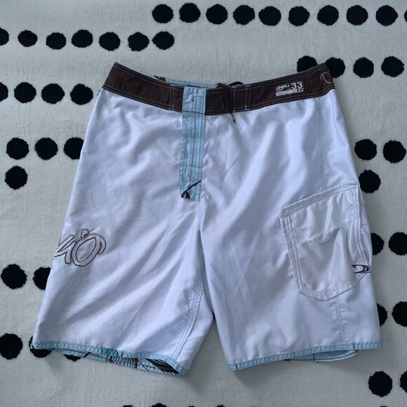 O'Neill Tropical Polynesian Print Board Shorts - Picture 11 of 11